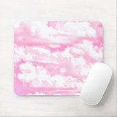 Baby roze Happy Clouds-decor Muismat (Met muis)
