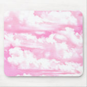 Baby roze Happy Clouds-decor Muismat (Voorkant)