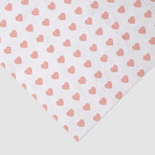  Baby roze hart op wit Tissuepapier (Detail)