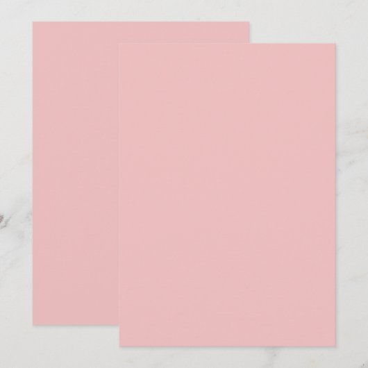 Baby Roze Kaart (Voorkant / Achterkant)