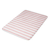 Baby roze kleurstrips Vacation Summer Pastel Badmat (Gekanteld)