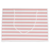 Baby roze kleurstrips Vacation Summer Pastel Groot Cadeauzakje (Voorkant)