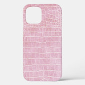 Baby roze krokodilleder Case-Mate iPhone case (Achterkant)