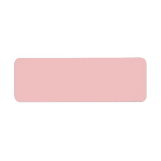 Baby roze label retouradres (Voorkant)