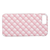 Baby Roze Lederen Buttonnen Case-Mate iPhone Case (Achterkant (Horizontaal))