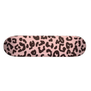 Baby Roze Leopard Animal Print Persoonlijk Skateboard