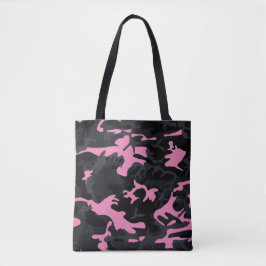 Baby roze markeerminningencamo tote bag