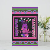 Baby roze mooie kerst met kerst in Hakuna Matata Briefpapier (Staand voorkant)