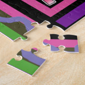 Baby roze mooie kerst met kerst in Hakuna Matata Legpuzzel (Zijkant)