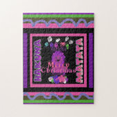 Baby roze mooie kerst met kerst in Hakuna Matata Legpuzzel (Verticaal)