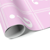 Baby roze mysterie cadeaupapier (Rol Hoek)