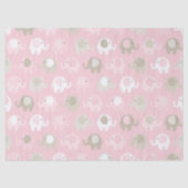 Baby Roze olifant Tissuepapier (Voorkant)