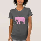 Baby Roze olifant Walking T-shirt (Voorkant)
