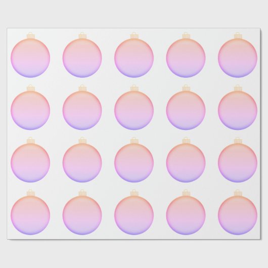 Baby Roze Ornamenten inpakpapier (Vlak)