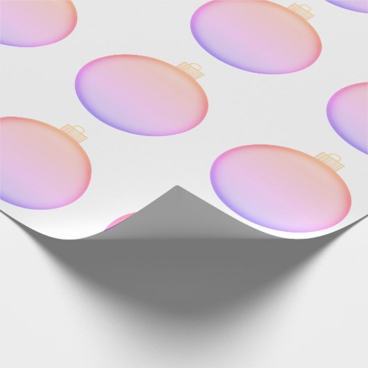 Baby Roze Ornamenten inpakpapier (Hoek)