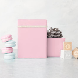 Baby roze pasta vaste kleur cadeaupapier