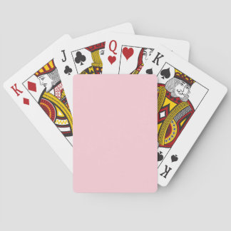 Baby roze pasta vaste kleur pokerkaarten