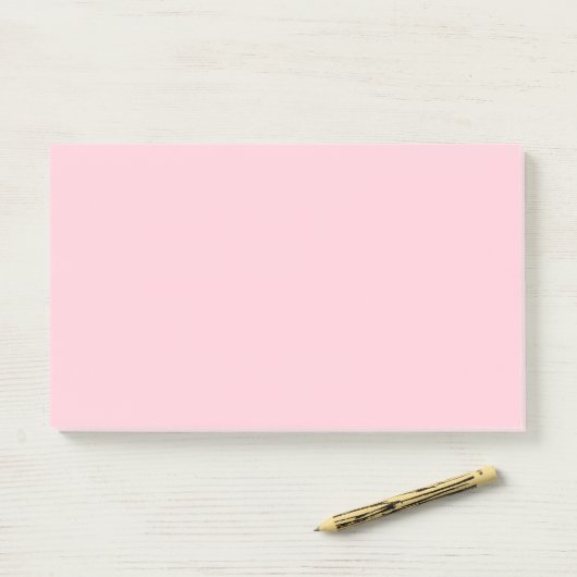 Baby roze pasta vaste kleur post-it® notes (Op bureau)