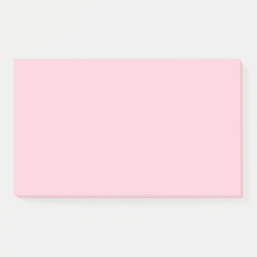 Baby roze pasta vaste kleur post-it® notes (Voorkant)
