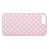 Baby Roze polaire dot iPhone 7 Plus Hoesje (Achterkant (Horizontaal))