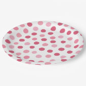 Baby Roze Polka Dots Papier Bord (Gekanteld)