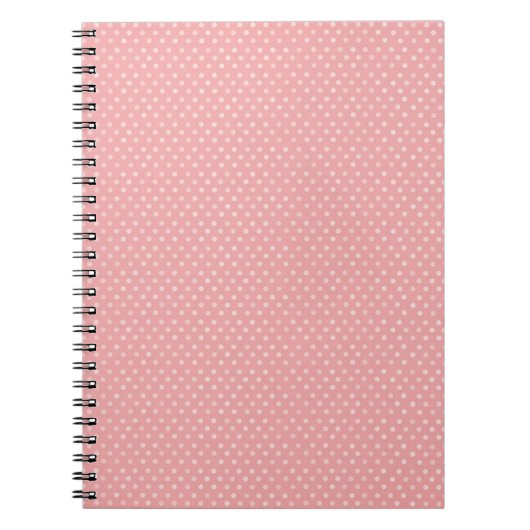 Baby roze pooldots notitieboek (Voorkant)