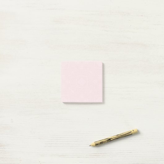 Baby roze post post-it® notes (Op bureau)