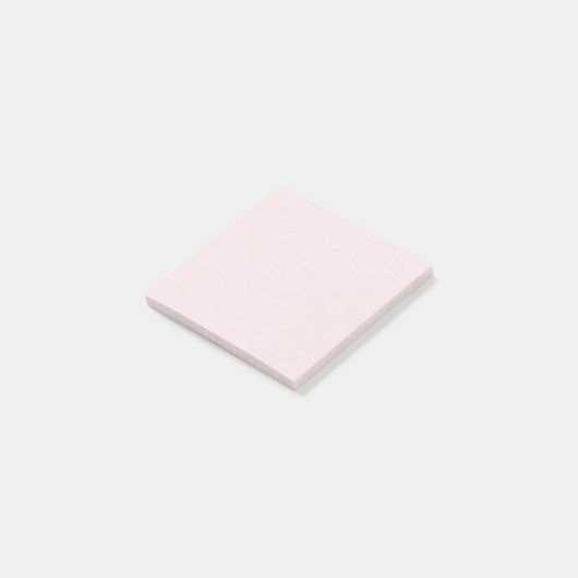 Baby roze post post-it® notes (Schuin)
