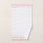 Baby Roze Quatrefoil keukenset Bad Handdoek (Handdoek)