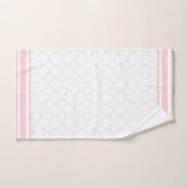 Baby Roze Quatrefoil keukenset Bad Handdoek (Handdoek)