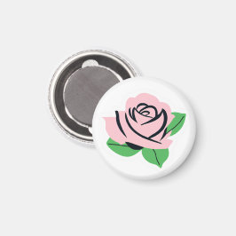 Baby Roze Roos Magneet