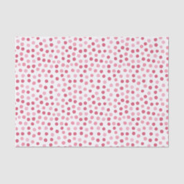 Baby Roze Schattigee polka dots tissue papier