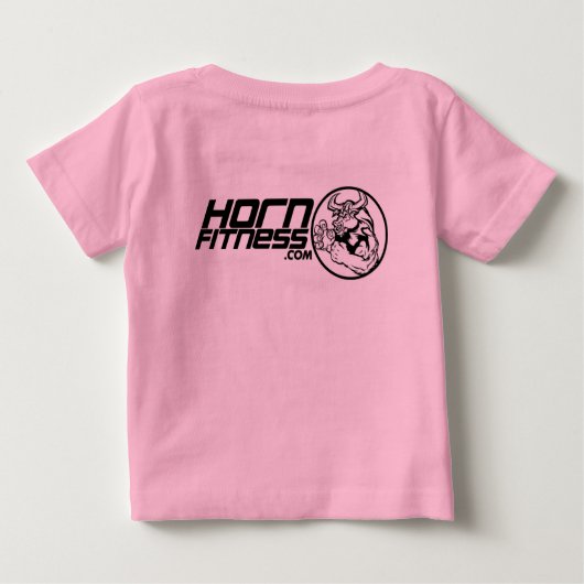 Baby Roze Shirt BOOM Logo (Achterkant)