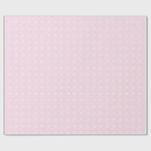 Baby roze snowflake kerstcadeaupapier cadeaupapier (Vlak)