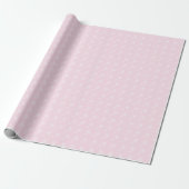 Baby roze snowflake kerstcadeaupapier cadeaupapier (Uitgerold)