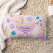 Baby Roze Sterren en Koets Keepsake Kussen (Deken)