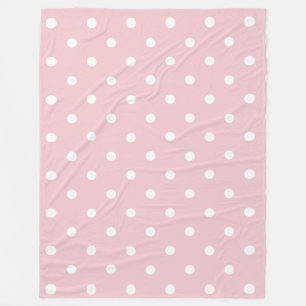 Baby Roze Stippen Fleece Deken