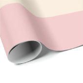 Baby roze strepen cadeaupapier (Rol Hoek)