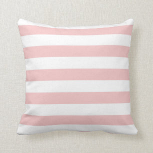 Baby roze strepen; gestreept kussen