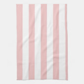 Baby roze strepen; gestreept theedoek (Verticaal)