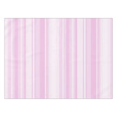 Baby roze strepen tafelkleed (Voorkant (Horizontaal))