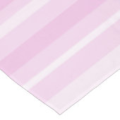 Baby roze strepen tafelkleed (Gekanteld)