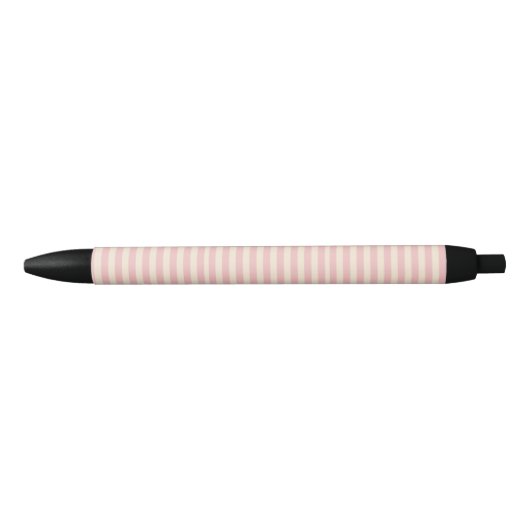 Baby Roze Strepen Zwarte Inkt Pen (Voorkant)
