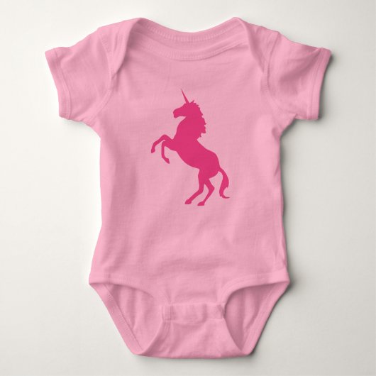 Baby Roze Unicorn Tutu Bodysuit (Voorkant)