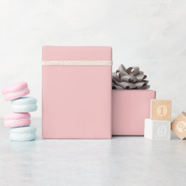 Baby Roze vaste kleur aanpassen deze Cadeaupapier