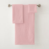 Baby Roze vaste kleur Bad Handdoek (Insitu)