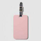 Baby Roze vaste kleur Bagagelabel (Voorkant (verticaal))