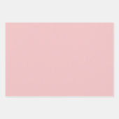 Baby Roze vaste kleur Inpakpapier Vel (Voorkant 2)