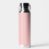 Baby roze (vaste kleur) waterfles (Voorkant)