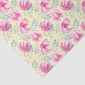 Baby Roze Waterverf Engelse Rozen Tissuepapier (Detail)